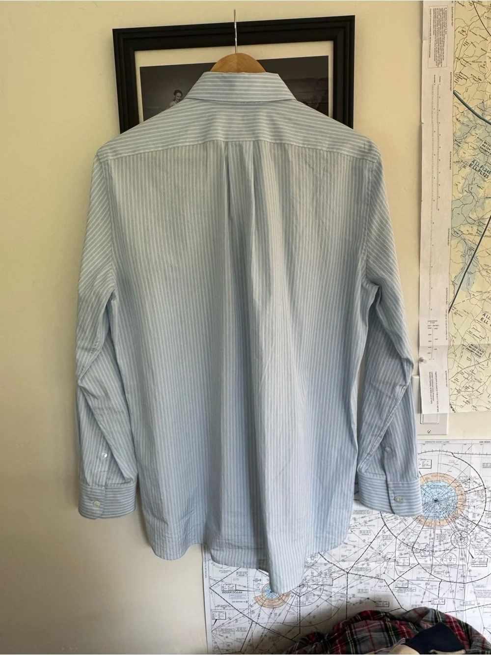 The Row Light Blue Striped Button-Down Shirt - Picture 5 of 5